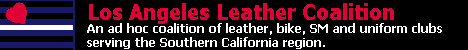 Los Angeles Levi & Leather Weekend Banner